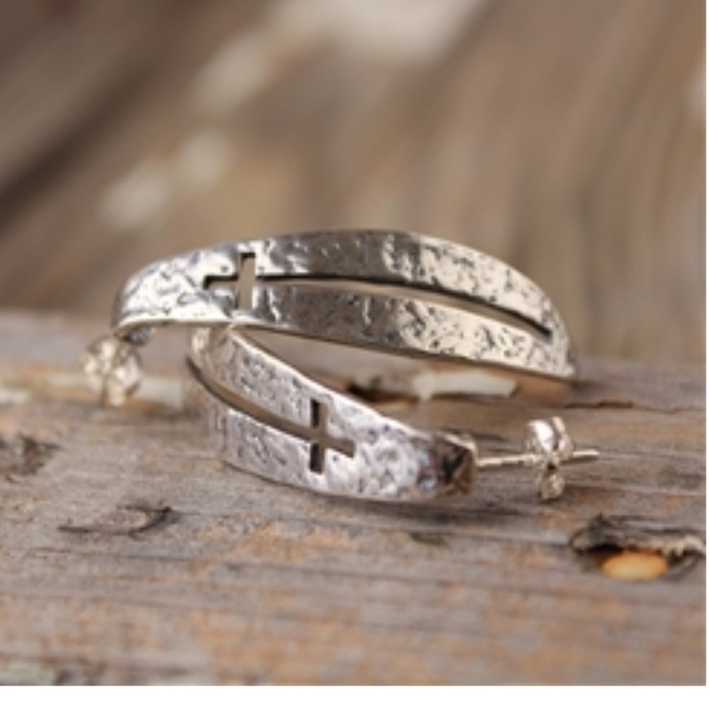 Visible Faith sterling Silver Earrings